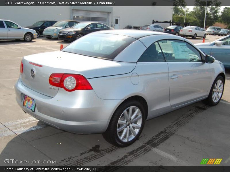 Reflex Silver Metallic / Titan Black 2010 Volkswagen Eos Komfort