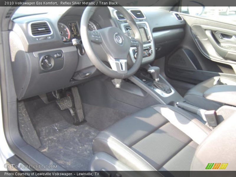 Reflex Silver Metallic / Titan Black 2010 Volkswagen Eos Komfort