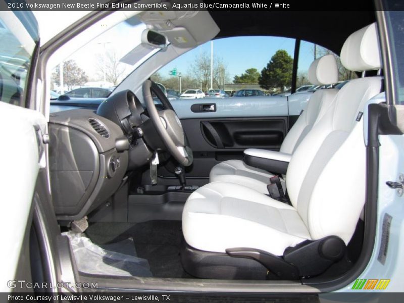Aquarius Blue/Campanella White / White 2010 Volkswagen New Beetle Final Edition Convertible