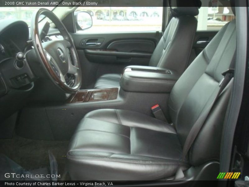 Onyx Black / Ebony 2008 GMC Yukon Denali AWD