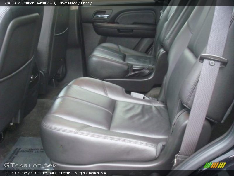 Onyx Black / Ebony 2008 GMC Yukon Denali AWD