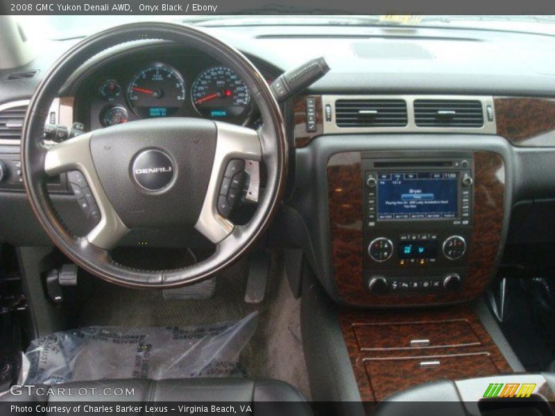 Onyx Black / Ebony 2008 GMC Yukon Denali AWD
