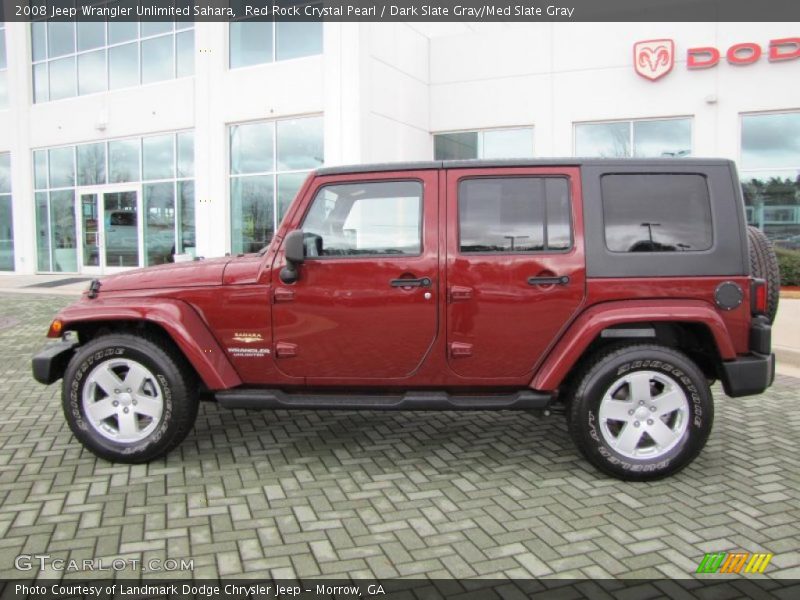  2008 Wrangler Unlimited Sahara Red Rock Crystal Pearl