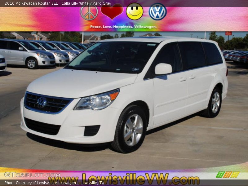 Calla Lilly White / Aero Gray 2010 Volkswagen Routan SEL