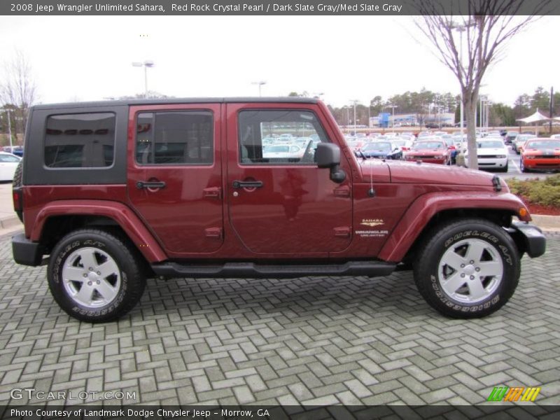  2008 Wrangler Unlimited Sahara Red Rock Crystal Pearl
