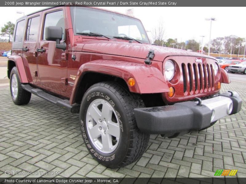Front 3/4 View of 2008 Wrangler Unlimited Sahara