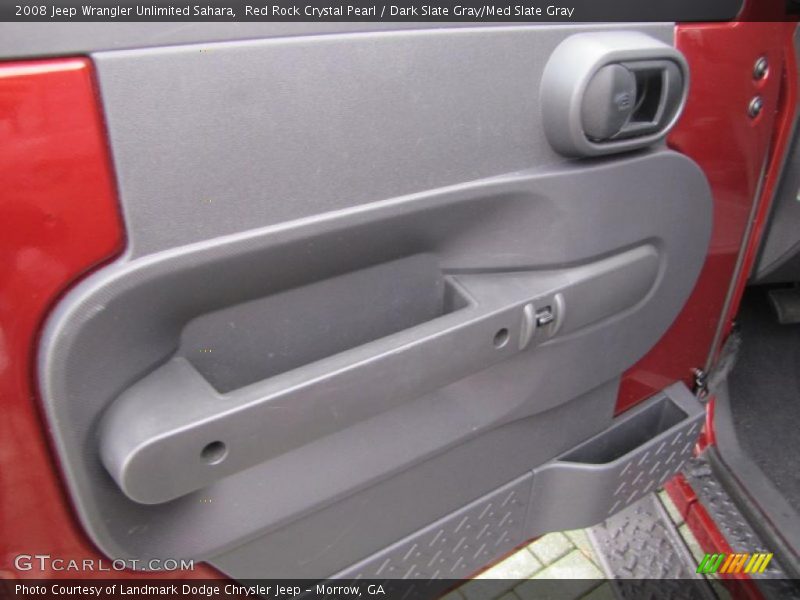 Red Rock Crystal Pearl / Dark Slate Gray/Med Slate Gray 2008 Jeep Wrangler Unlimited Sahara
