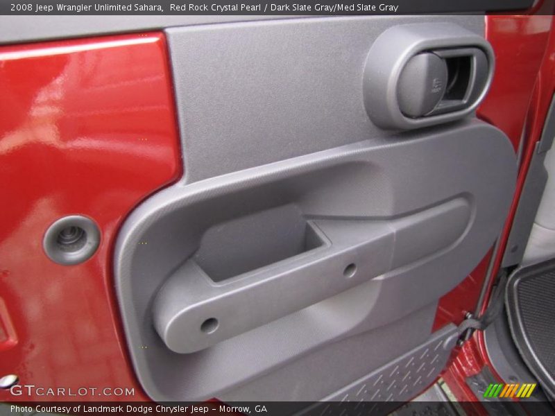 Red Rock Crystal Pearl / Dark Slate Gray/Med Slate Gray 2008 Jeep Wrangler Unlimited Sahara