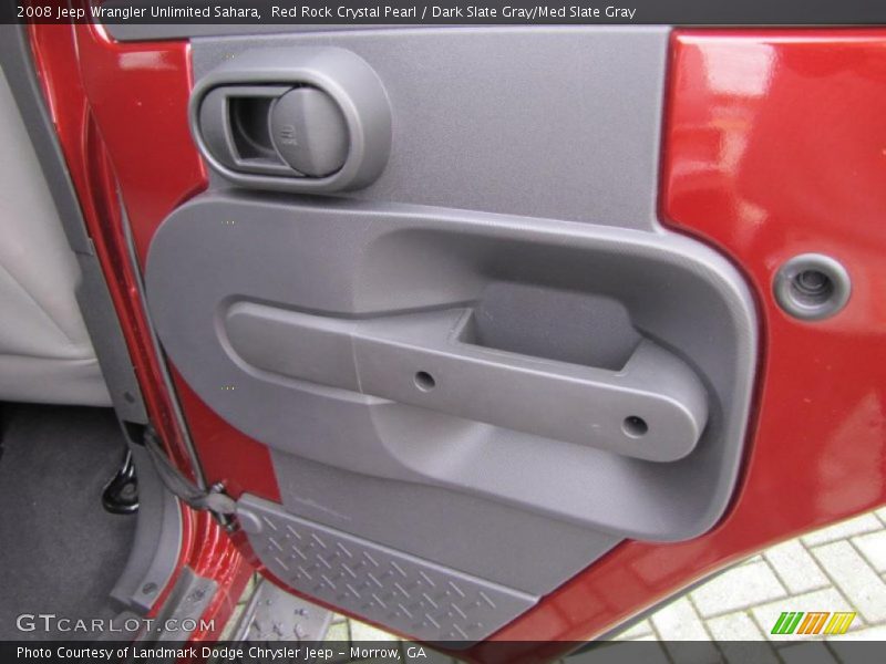 Red Rock Crystal Pearl / Dark Slate Gray/Med Slate Gray 2008 Jeep Wrangler Unlimited Sahara