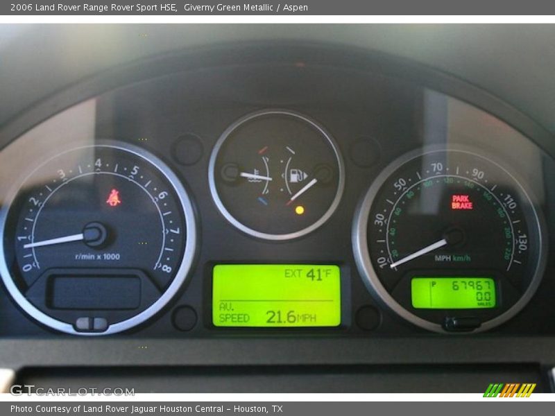 Giverny Green Metallic / Aspen 2006 Land Rover Range Rover Sport HSE
