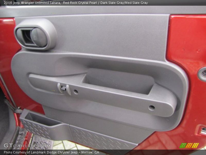 Red Rock Crystal Pearl / Dark Slate Gray/Med Slate Gray 2008 Jeep Wrangler Unlimited Sahara