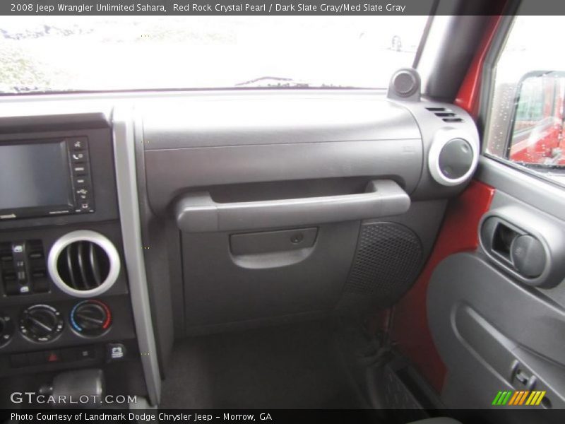 Red Rock Crystal Pearl / Dark Slate Gray/Med Slate Gray 2008 Jeep Wrangler Unlimited Sahara