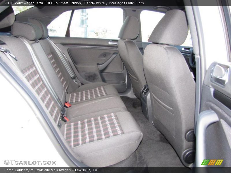  2010 Jetta TDI Cup Street Edition Interlagos Plaid Cloth Interior