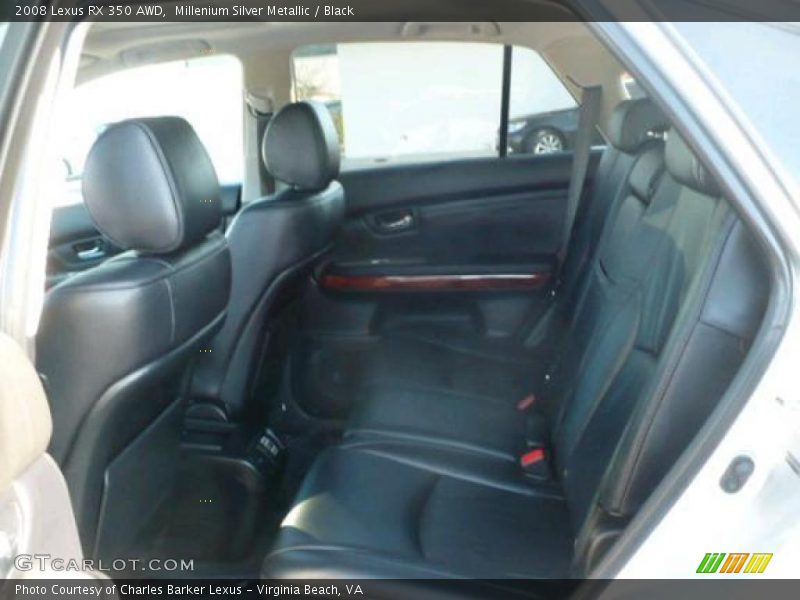 Millenium Silver Metallic / Black 2008 Lexus RX 350 AWD