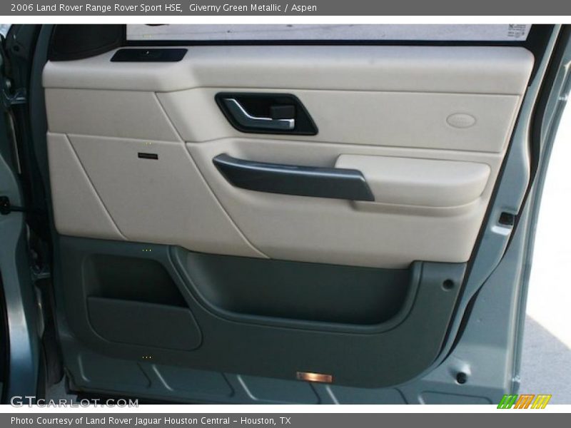 Giverny Green Metallic / Aspen 2006 Land Rover Range Rover Sport HSE