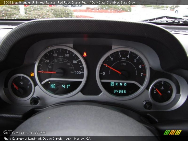  2008 Wrangler Unlimited Sahara Sahara Gauges