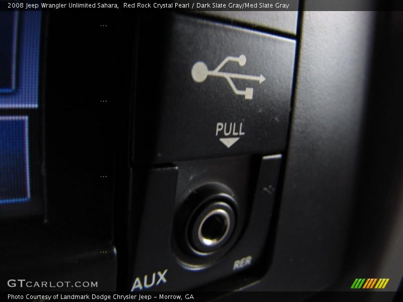 Red Rock Crystal Pearl / Dark Slate Gray/Med Slate Gray 2008 Jeep Wrangler Unlimited Sahara