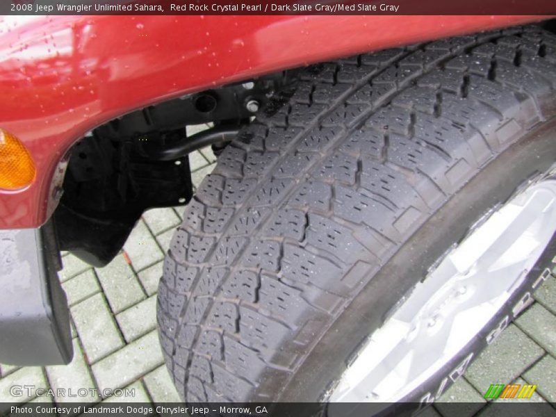 Red Rock Crystal Pearl / Dark Slate Gray/Med Slate Gray 2008 Jeep Wrangler Unlimited Sahara