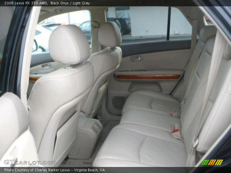 Black Onyx / Light Gray 2008 Lexus RX 350 AWD