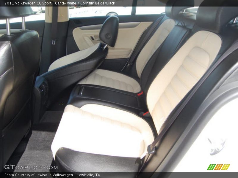 Candy White / Cornsilk Beige/Black 2011 Volkswagen CC Sport