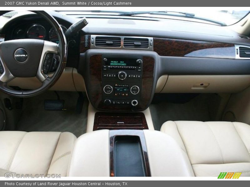 Summit White / Cocoa/Light Cashmere 2007 GMC Yukon Denali AWD