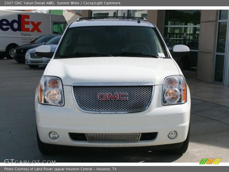 Summit White / Cocoa/Light Cashmere 2007 GMC Yukon Denali AWD