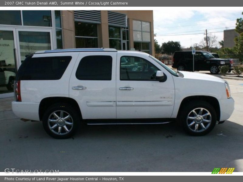 Summit White / Cocoa/Light Cashmere 2007 GMC Yukon Denali AWD