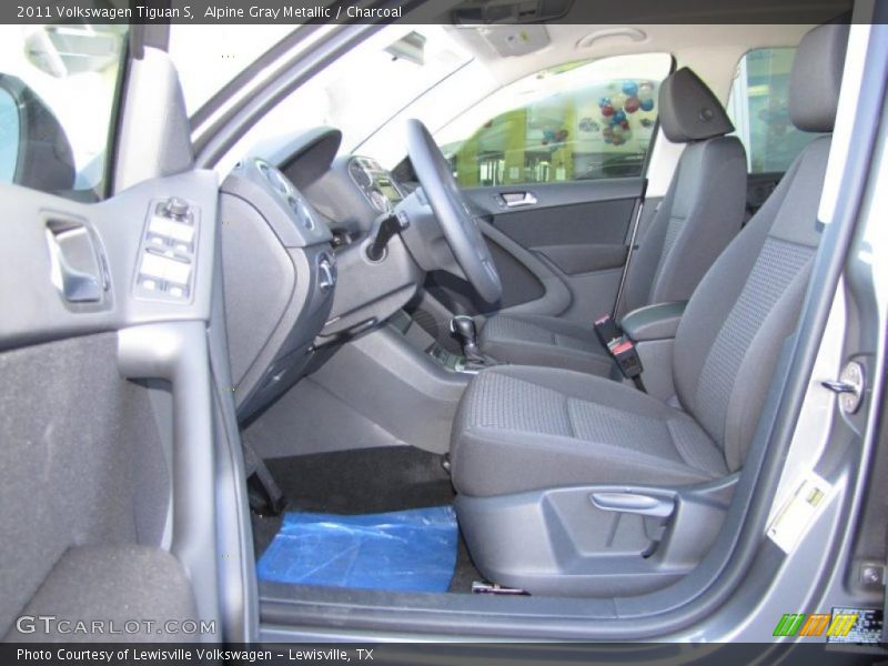  2011 Tiguan S Charcoal Interior