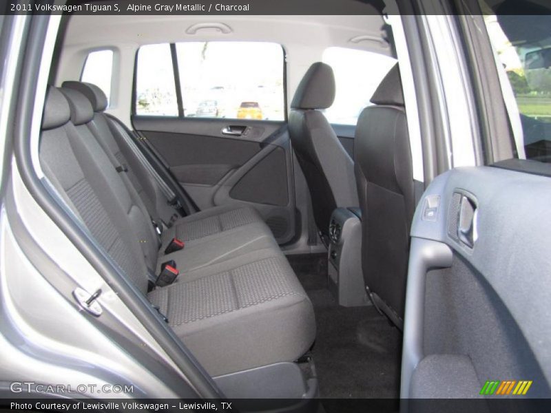 Alpine Gray Metallic / Charcoal 2011 Volkswagen Tiguan S