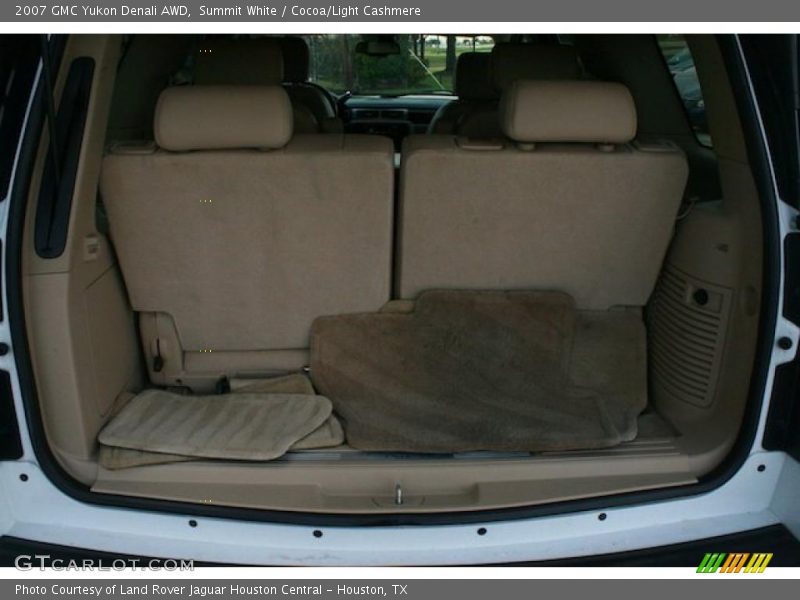 Summit White / Cocoa/Light Cashmere 2007 GMC Yukon Denali AWD
