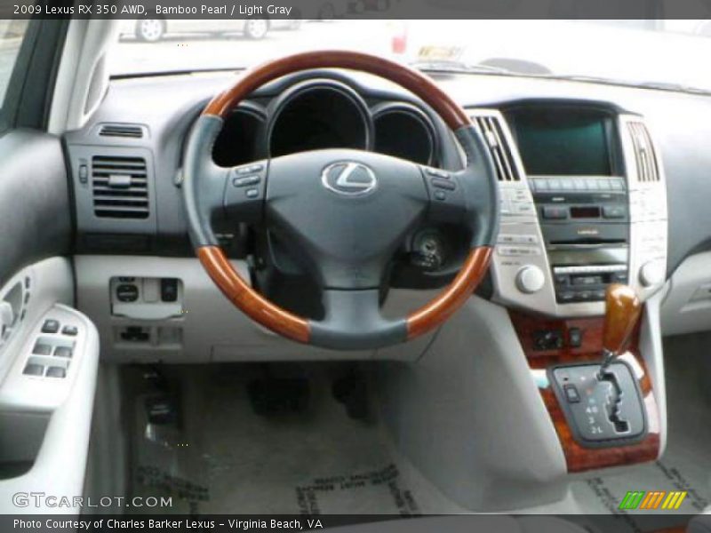 Bamboo Pearl / Light Gray 2009 Lexus RX 350 AWD