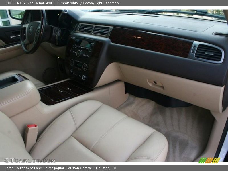 Summit White / Cocoa/Light Cashmere 2007 GMC Yukon Denali AWD