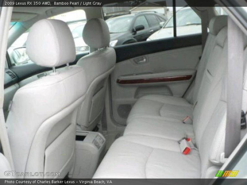 Bamboo Pearl / Light Gray 2009 Lexus RX 350 AWD
