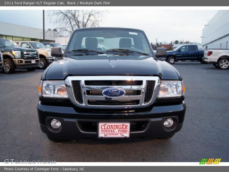 Black / Medium Dark Flint 2011 Ford Ranger XLT Regular Cab