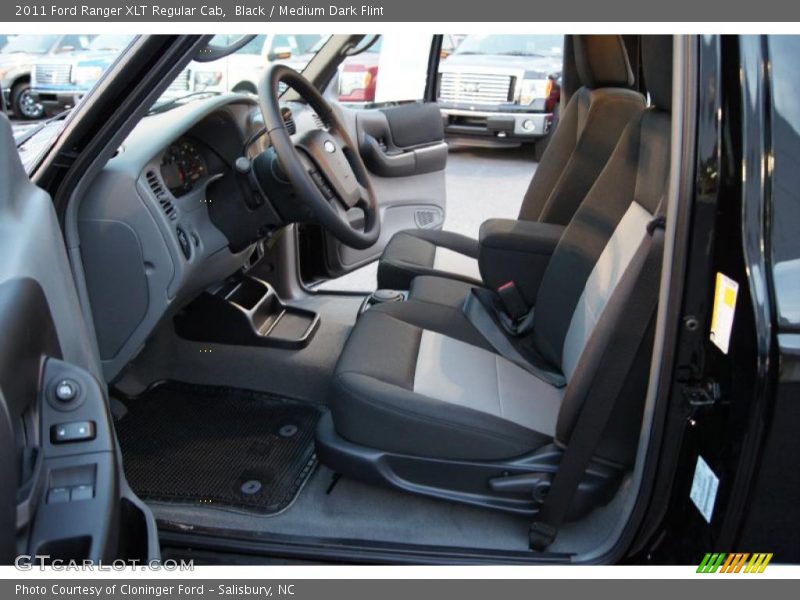 Black / Medium Dark Flint 2011 Ford Ranger XLT Regular Cab