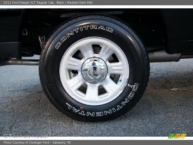 Black / Medium Dark Flint 2011 Ford Ranger XLT Regular Cab