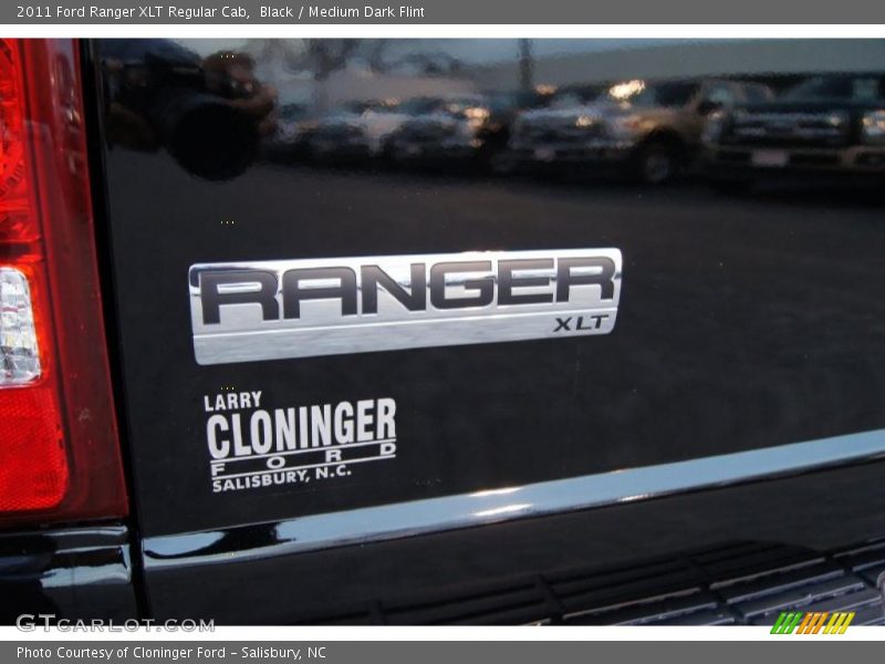 Black / Medium Dark Flint 2011 Ford Ranger XLT Regular Cab