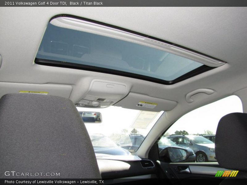 Black / Titan Black 2011 Volkswagen Golf 4 Door TDI