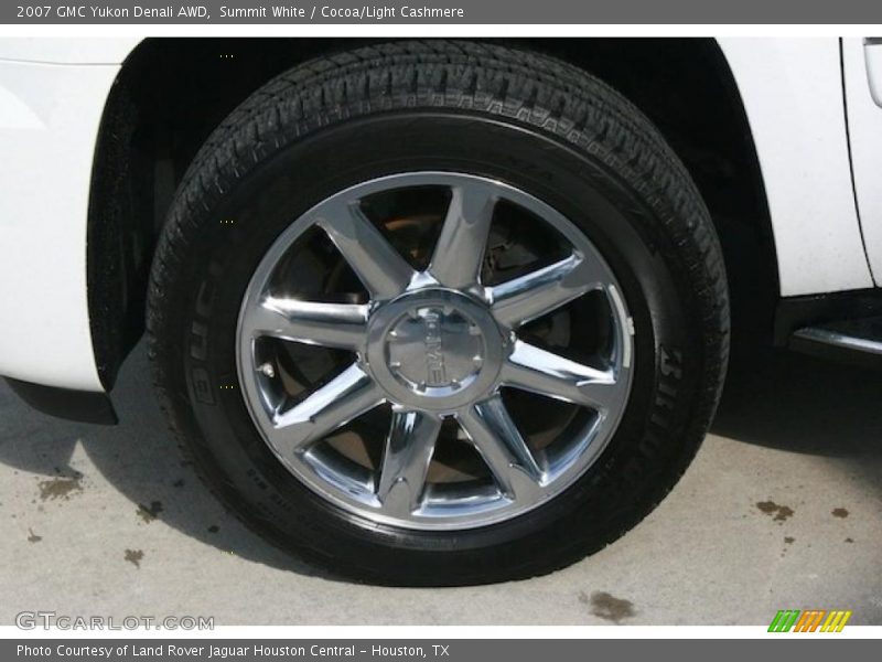 Summit White / Cocoa/Light Cashmere 2007 GMC Yukon Denali AWD
