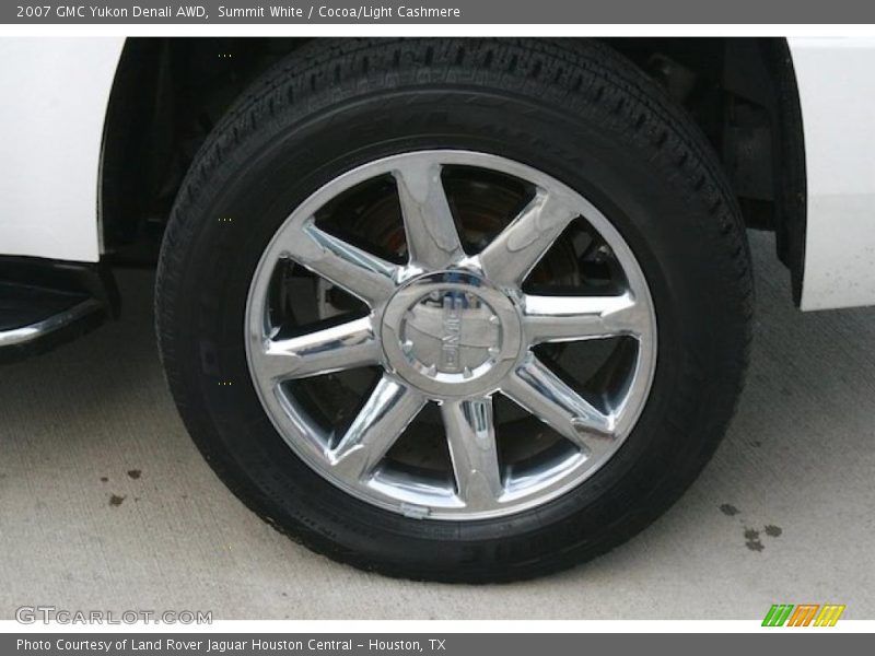 Summit White / Cocoa/Light Cashmere 2007 GMC Yukon Denali AWD