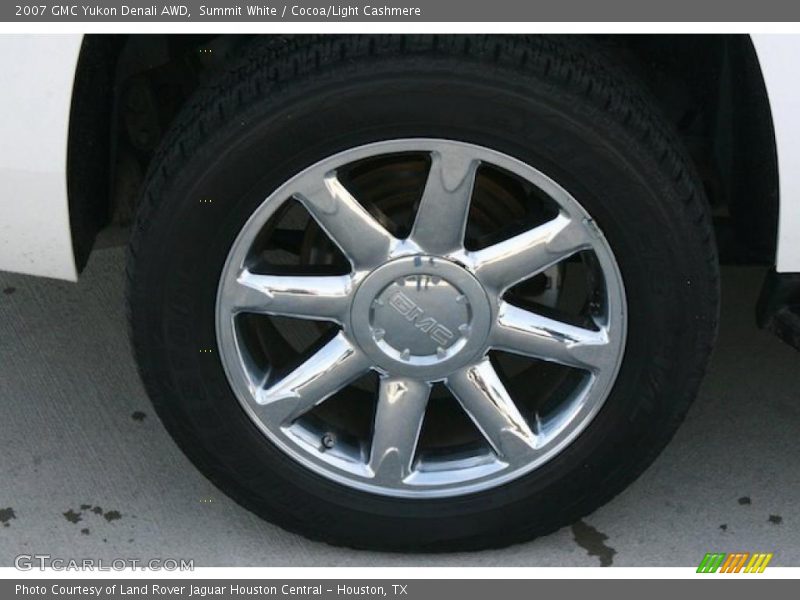 Summit White / Cocoa/Light Cashmere 2007 GMC Yukon Denali AWD