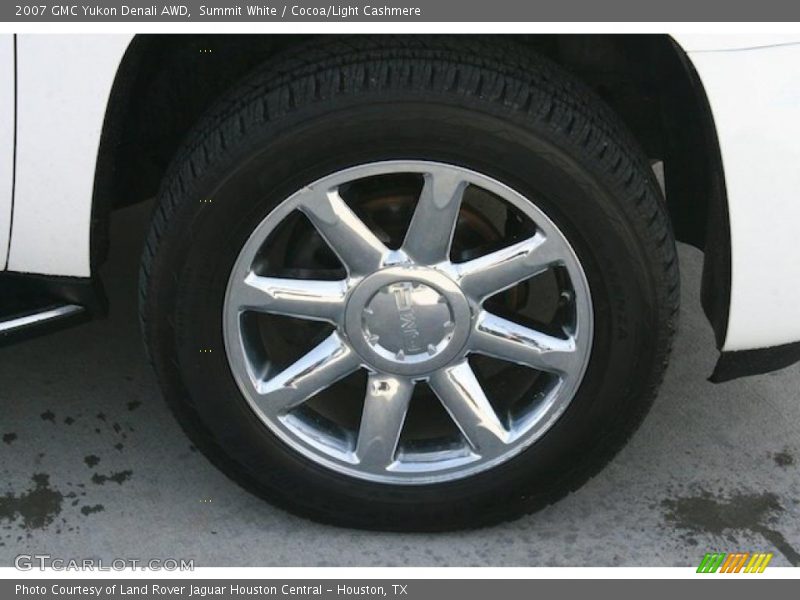 Summit White / Cocoa/Light Cashmere 2007 GMC Yukon Denali AWD