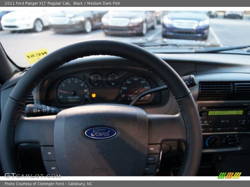 Black / Medium Dark Flint 2011 Ford Ranger XLT Regular Cab