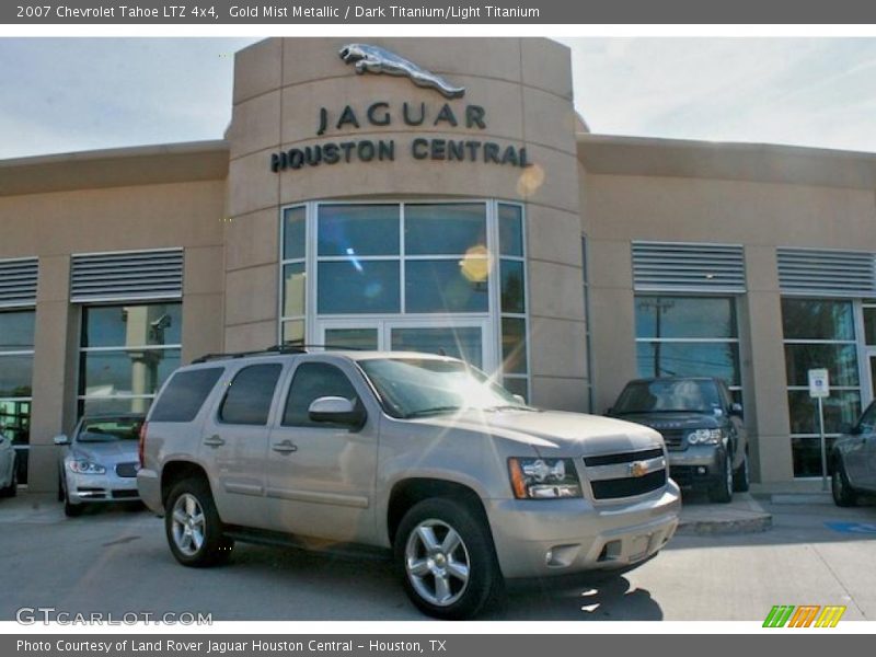Gold Mist Metallic / Dark Titanium/Light Titanium 2007 Chevrolet Tahoe LTZ 4x4