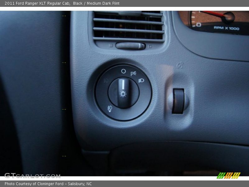 Black / Medium Dark Flint 2011 Ford Ranger XLT Regular Cab