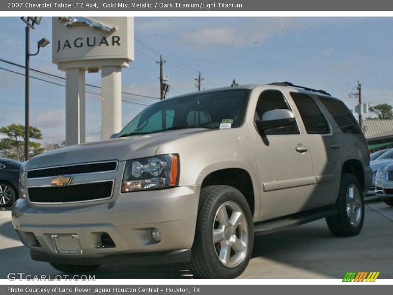 Gold Mist Metallic / Dark Titanium/Light Titanium 2007 Chevrolet Tahoe LTZ 4x4