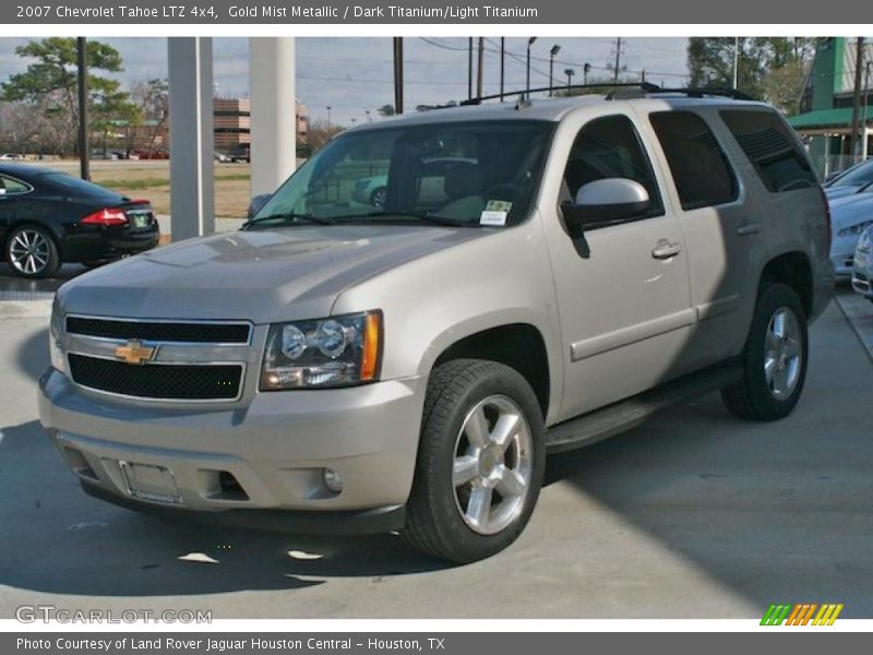 Gold Mist Metallic / Dark Titanium/Light Titanium 2007 Chevrolet Tahoe LTZ 4x4