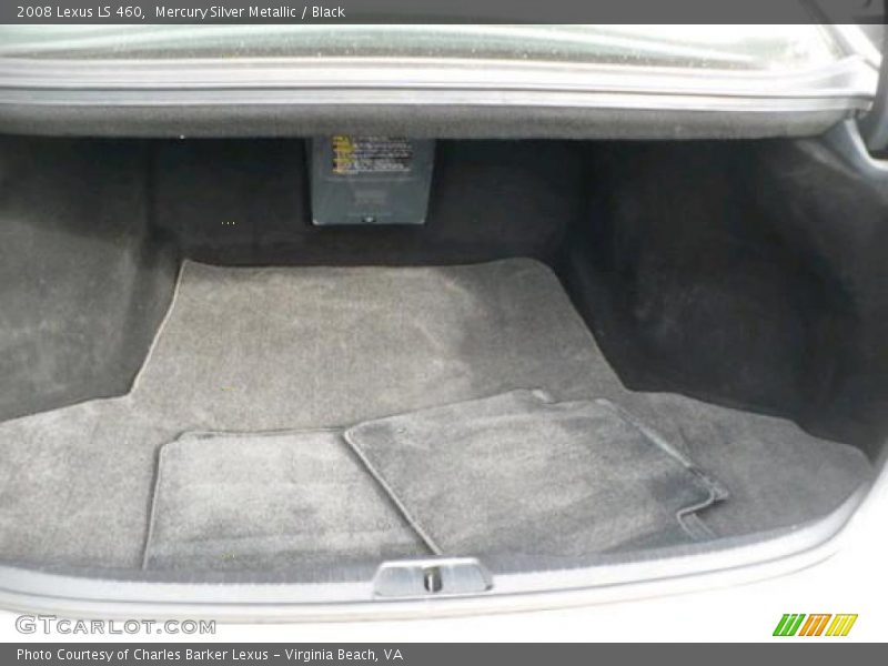 Mercury Silver Metallic / Black 2008 Lexus LS 460