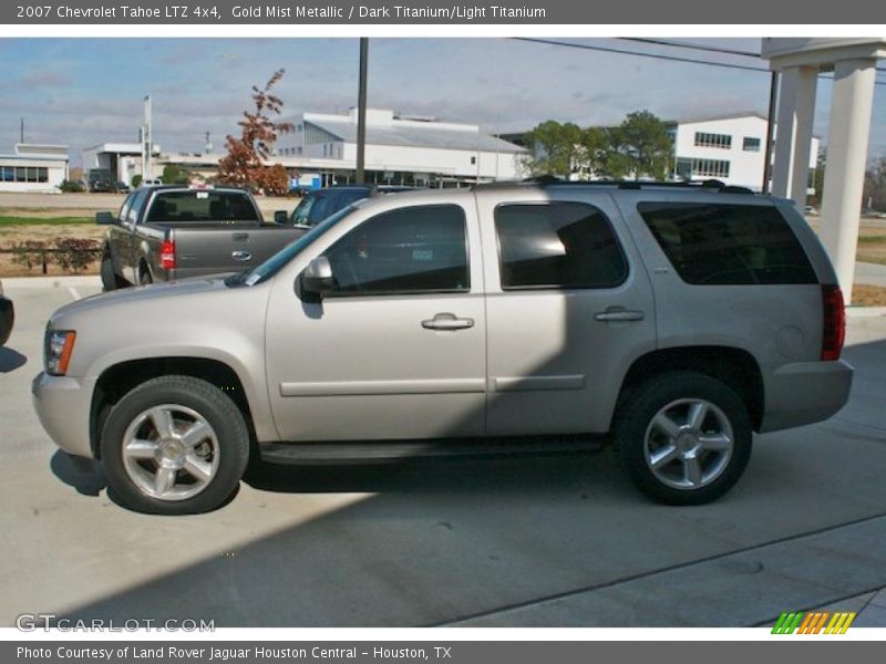 Gold Mist Metallic / Dark Titanium/Light Titanium 2007 Chevrolet Tahoe LTZ 4x4