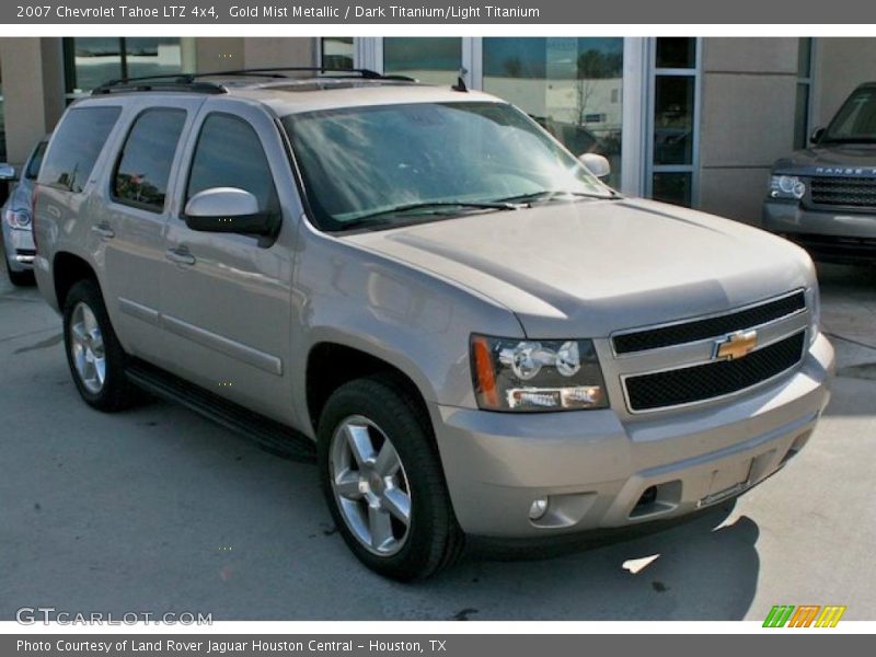 Gold Mist Metallic / Dark Titanium/Light Titanium 2007 Chevrolet Tahoe LTZ 4x4